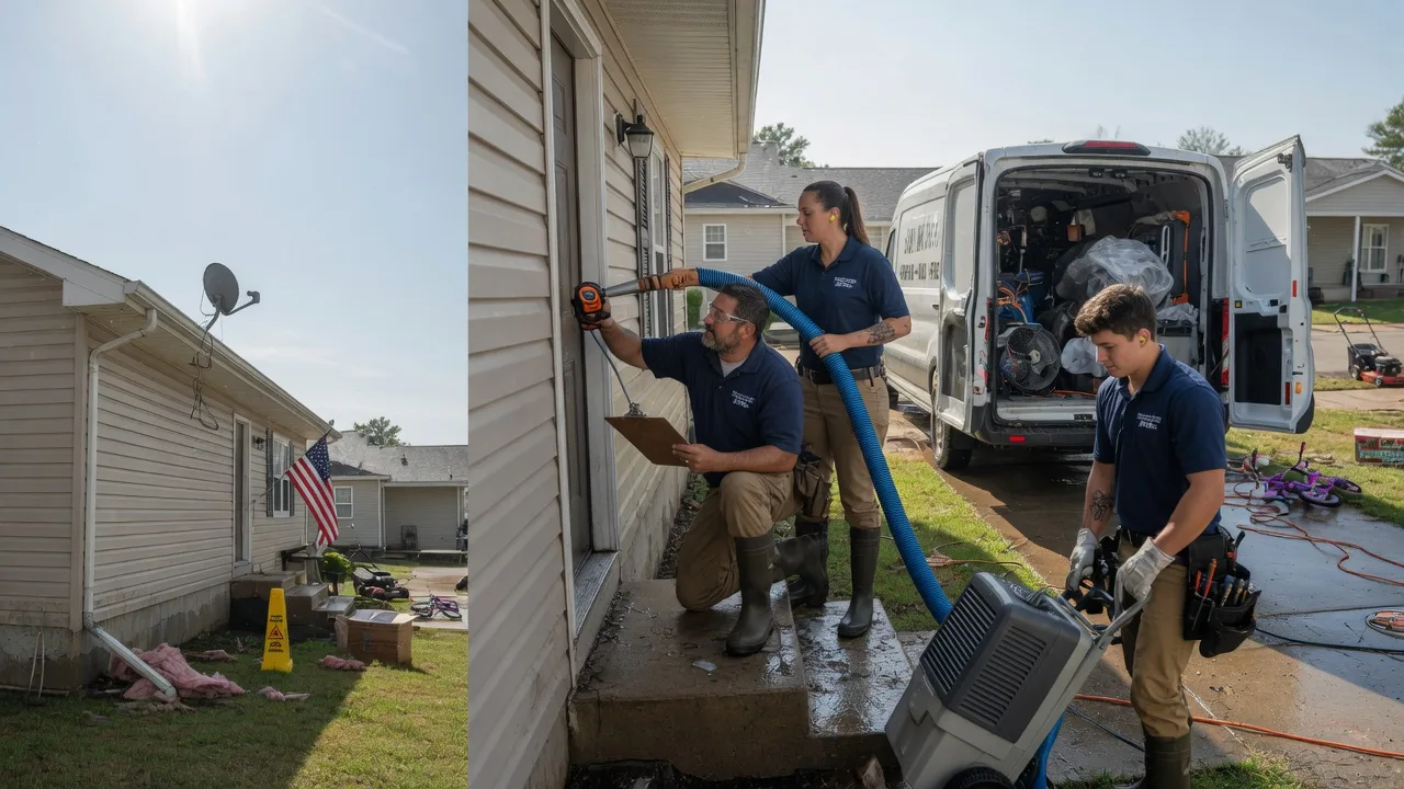 Ceiling Water Damage Restoration in Bronwood, GA near me